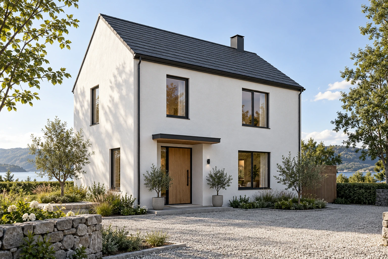 Nordic courtyard villa